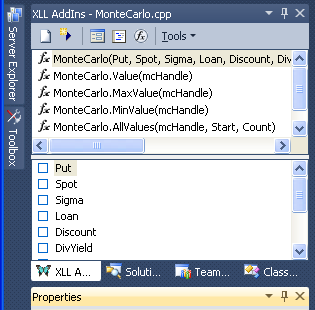 Small screen-shot of XLL Add-ins window. Click to see complete image.